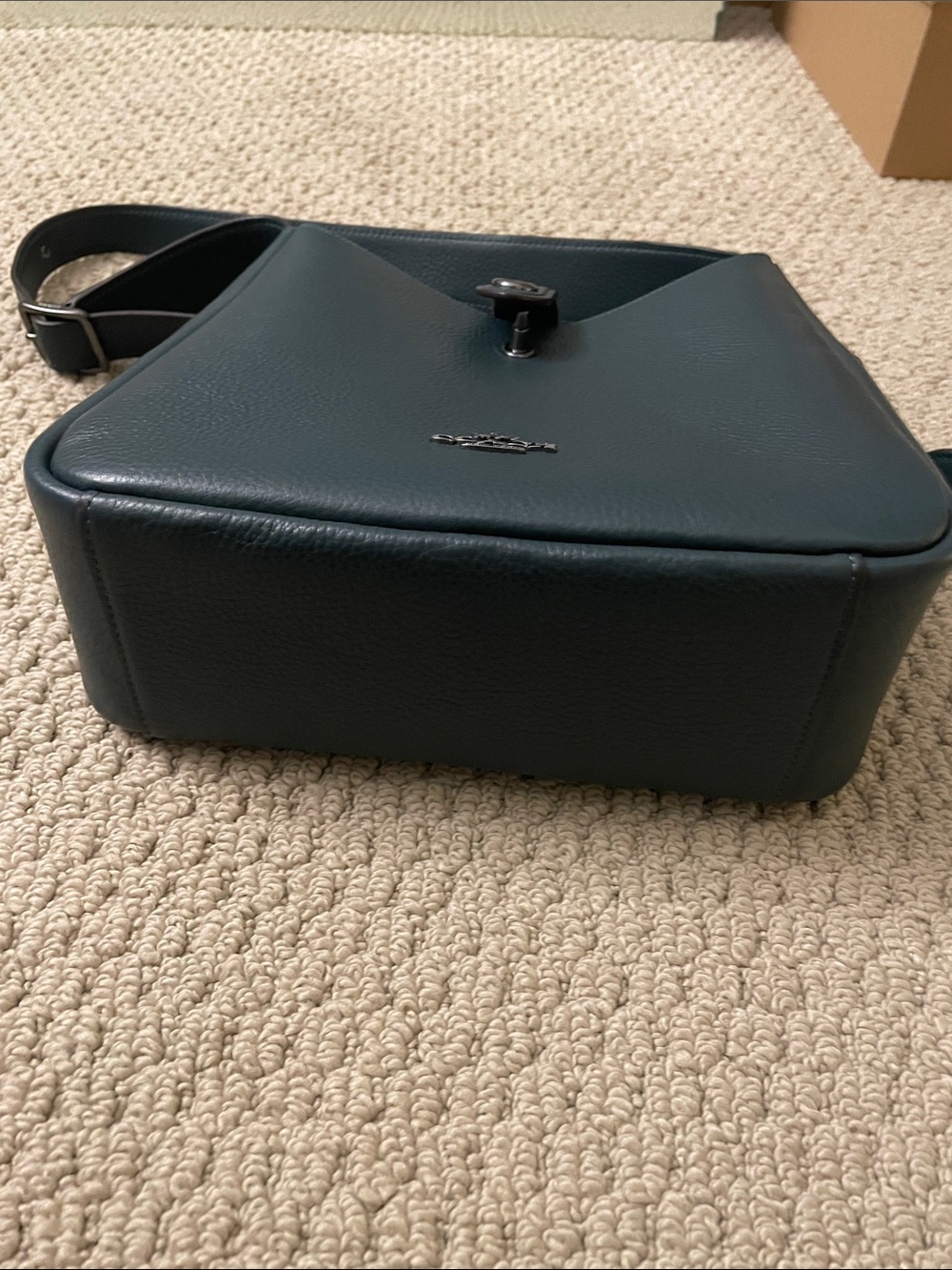Coach Hadley Convertible bag in Dark Teal - Picture 4 of 5